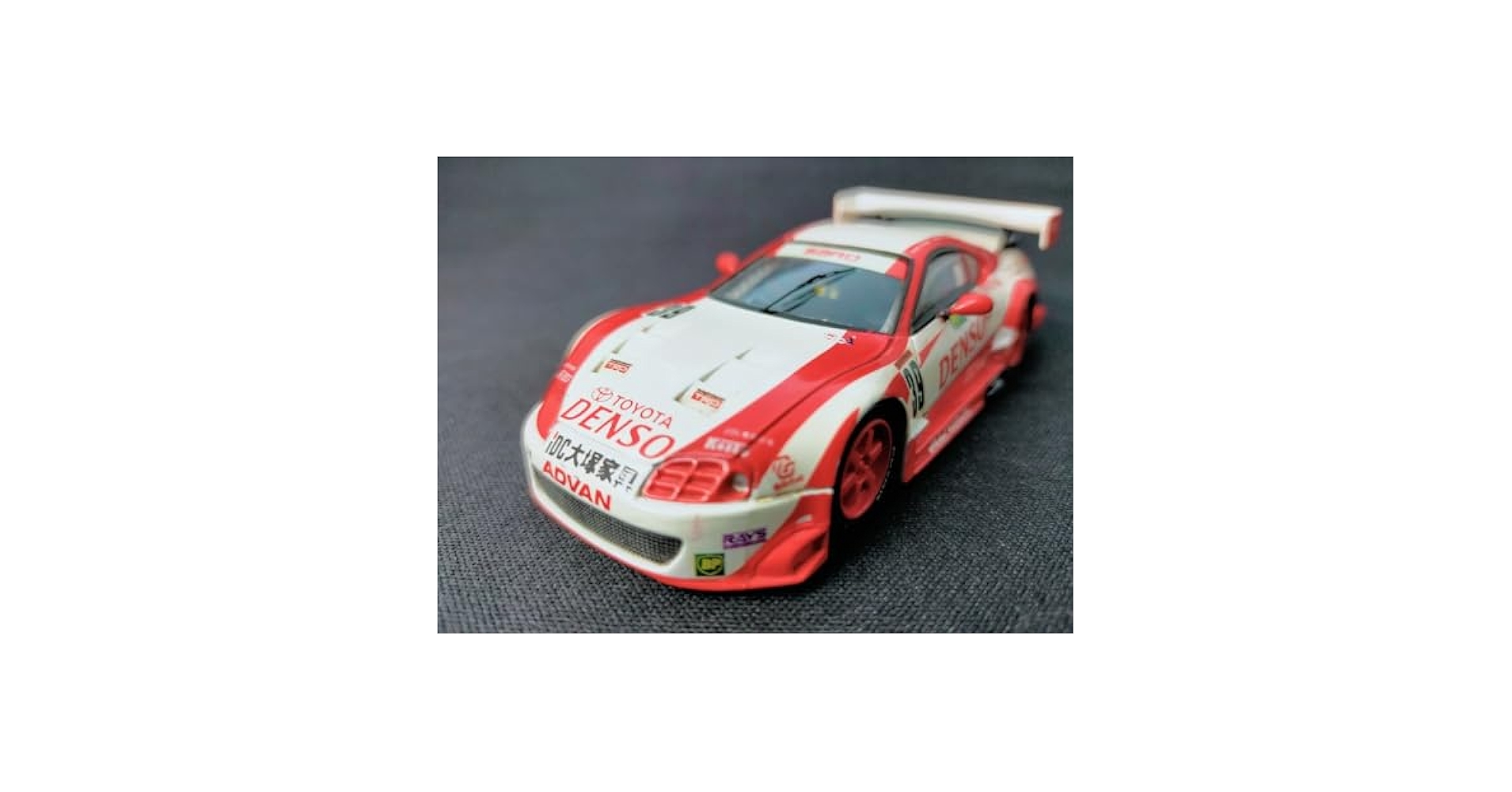 Amazon.co.jp: 1/43 Denso 3rd Supra GT 99 White & Red MTECH